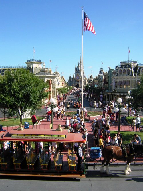 The Magic Kingdom at Walt Disney World Resort Main Street View