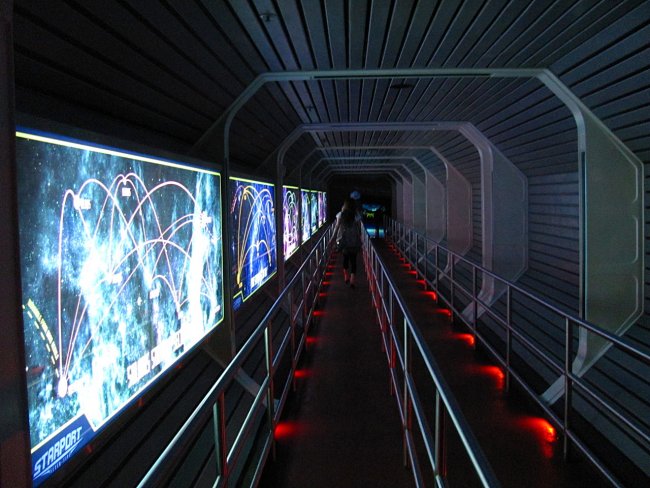 Space Mountain Star Tunnel At Walt Disney World Resort