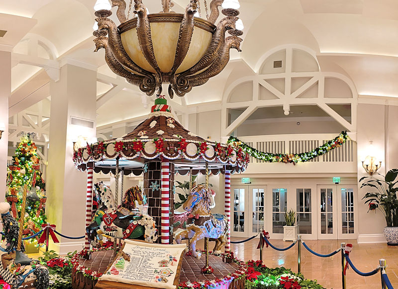 2025 Walt Disney World Resort Beach Club Gingerbread Carousel Front