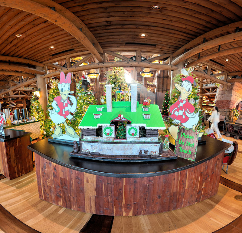 2025 Walt Disney World Resort Wilderness Lodge Gingerbread Chocolate House
