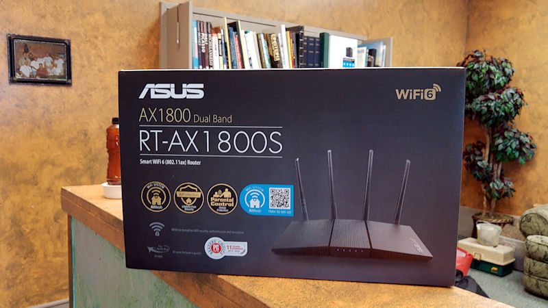 ASUS RT-AX1800S Router at A2Z Painting's Office