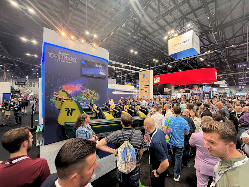 2025 IAAPA Expo Dollywood Nightflight Expedition Unveiling