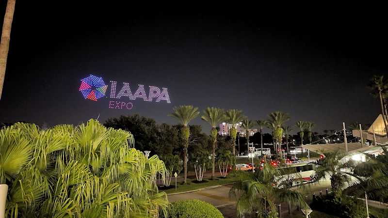 2025 IAAPA Expo Night Drone Show
