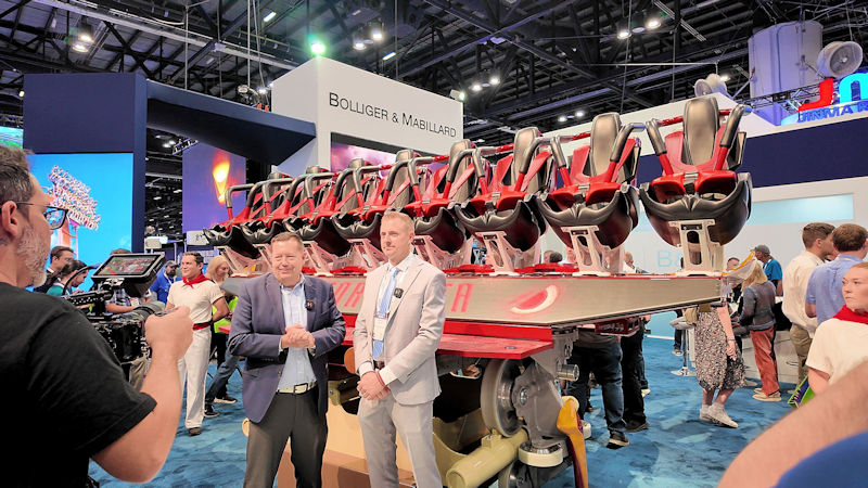 2025 IAAPA Expo Six Flags Over Texas Tormenta Rampaging Run Jonathan Smith