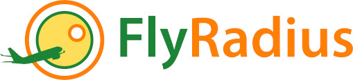 The FlyRadius Logo