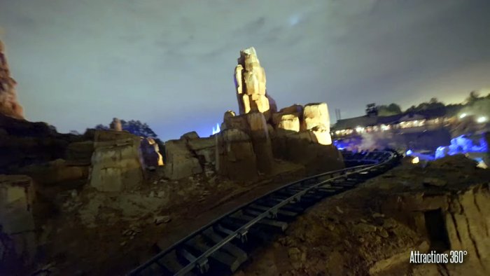 A Photo of Big Thunder Mountain Railroad At Night at Walt Disney World Resort