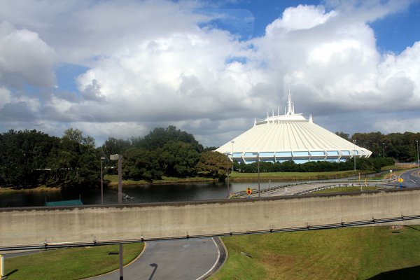 Space Mountain Music Soundtrack Page Photo of the Exterior at Walt Disney World