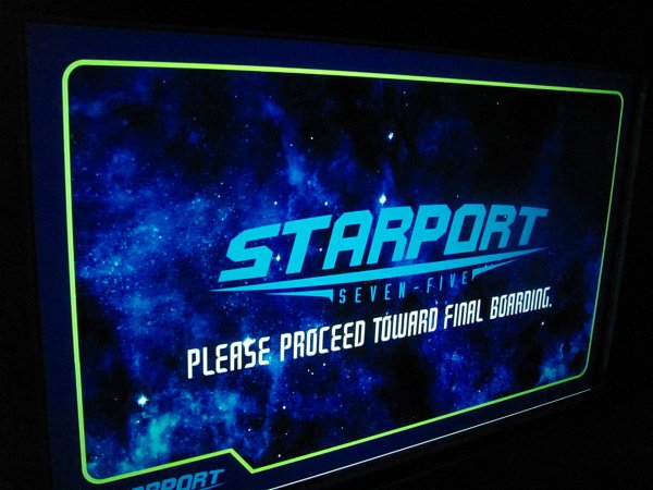 Space Mountain Starport Seventy Five Logo at Walt Disney World