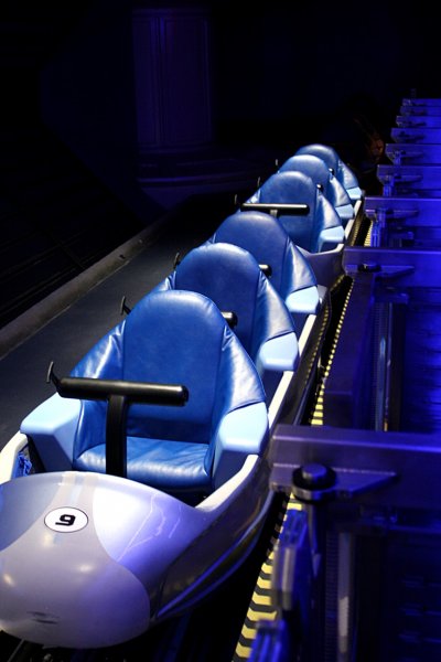 Space Mountain Train Photo - No Upside Down Loops